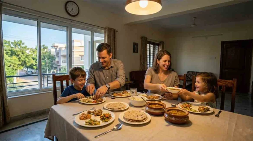 why americans eat dinner early