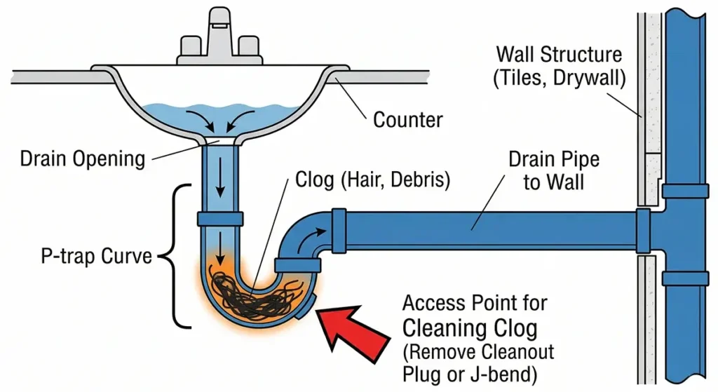 how to unclog a drain method